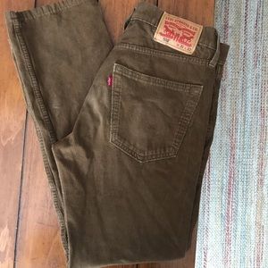 Levi 502 corduroys